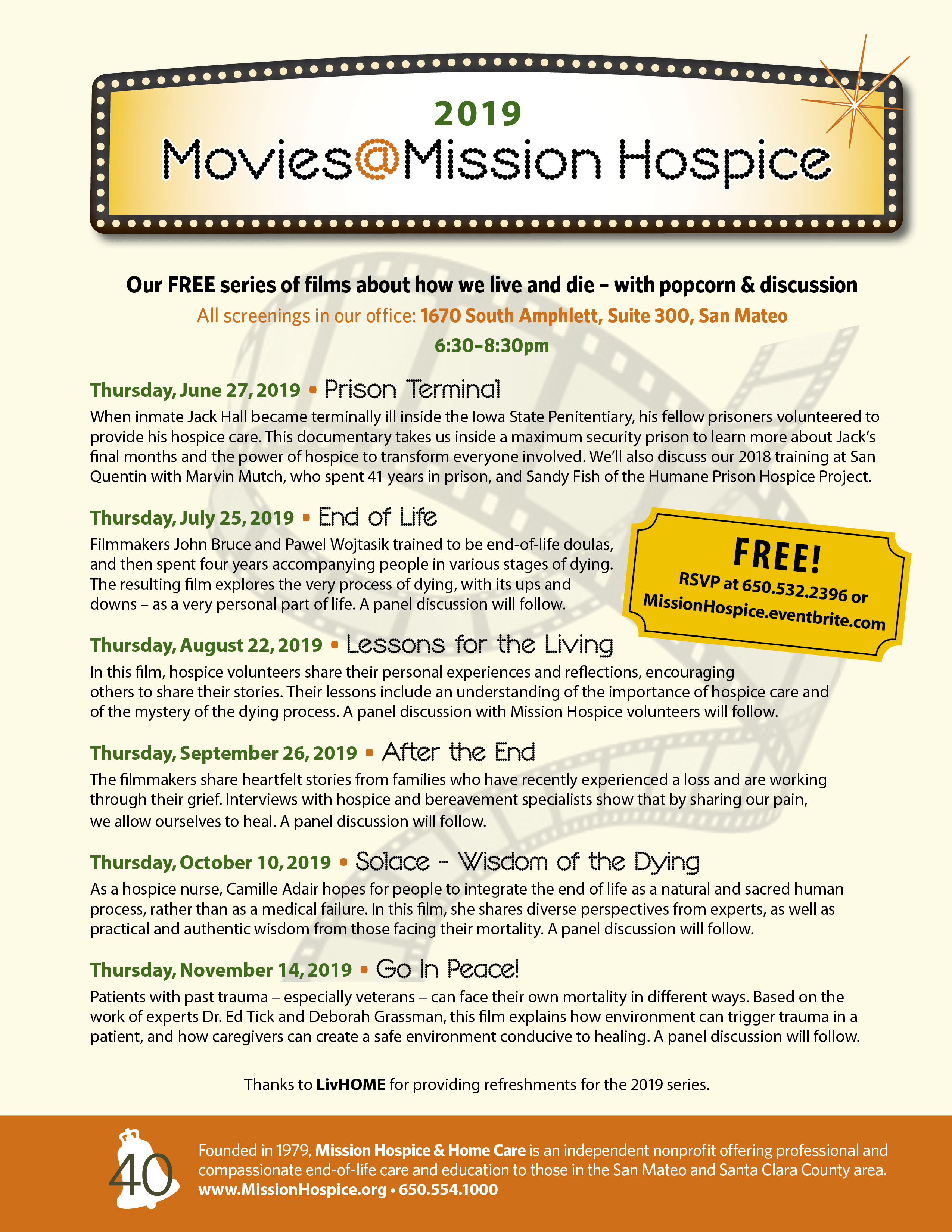 Our film series, [email protected] Hospice ...