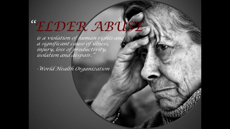 Recognizing Elder Abuse