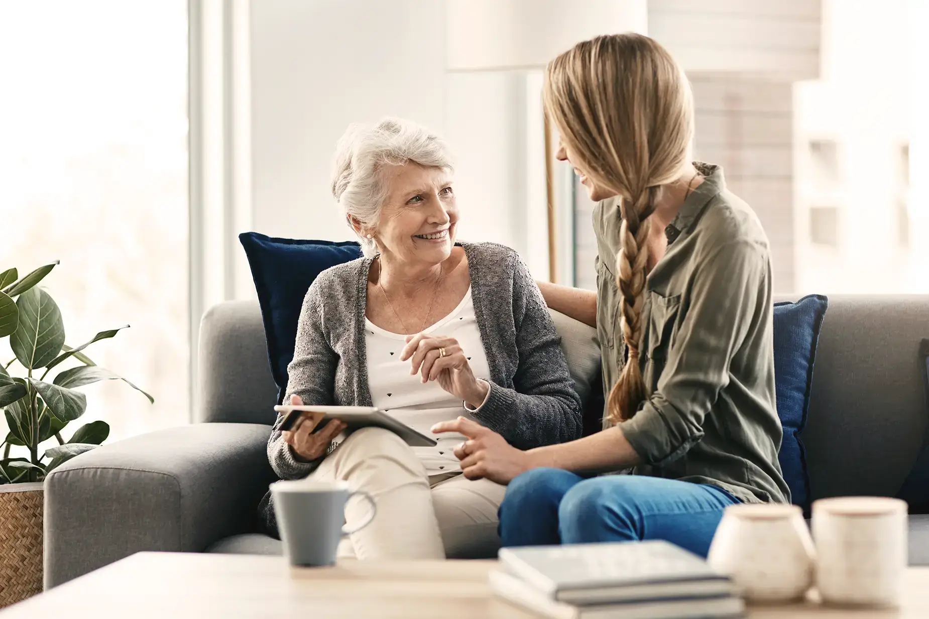 Get in touch with Mission Hospice to learn more about home care services.