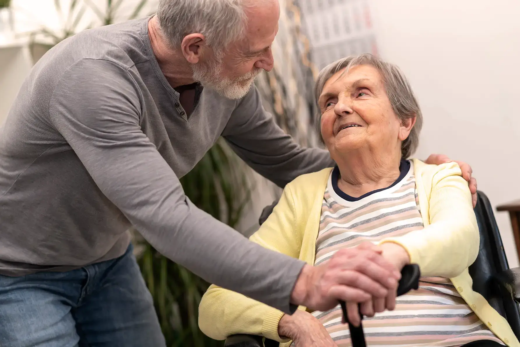 When you’re living with a serious illness but aren’t ready or eligible for hospice, Transitions provides practical and emotional support at no cost.
